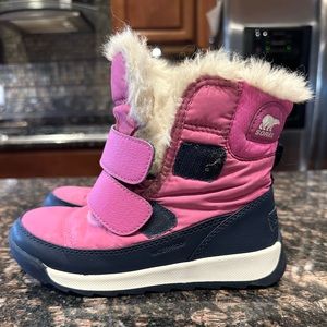 Nice clean pair of little girls Sorel Boots